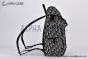 Dior Hit the Road Backpack with Flap Beige & Black Oblique Jacquard with Black Grained Calfskin
