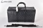 Dior Lingot 50 Bag Black Diamond Canvas with Black Smooth Calfskin