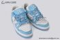 LV Trainer Sneaker Monogram-embossed White & Blue 1AA6X5