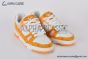 LV Trainer Sneaker Monogram Denim & Embossed Orange 1A9JHB