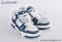 LV Trainer Sneaker Monogram Denim & Embossed Leather Blue 1A9JGT