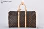 LV Keepall Bandoulière 45 / 50 / 55 Monogram Canvas Brown M41418 / M41416 / M41414