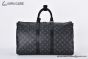 LV Keepall Bandoulière 45 / 50 / 55 Monogram Eclipse Canvas Black M40569 / M14202 / M40605