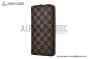 LV Zippy Wallet Brown Damier Ebene Canvas N41661