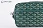 Goyard Cap-Vert PM Bag Canvas & Calfskin Green