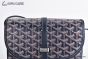 Goyard Belvedere PM Bag Canvas & Taurillon Leather Navy Blue