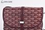 Goyard Belvedere PM Bag Canvas & Taurillon Leather Burgundy