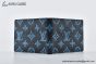 LV Multiple Wallet Navy River Blue Monogram Leather M82323