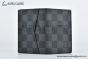 LV Pocket Organizer Wallet Gray Damier Ebene Canvas N63143