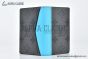 LV Pocket Organizer Wallet Black/Turquoise Monogram Eclipse Reverse Canvas M11469