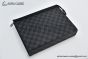 LV Pochette Voyage MM Black Damier Graphite Canvas N41696