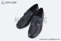 Hermes Slim Black H Buckle Black Smooth Leather Loafer
