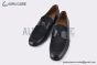 Hermes Ancora Black Smooth / Suede Leather Loafer