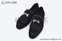 Hermes Honore Black Suede Leather with Hair Details