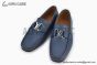 LV Modern Classic Major Loafer Gray Blue Grained Leather