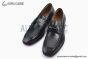 Christian Louboutin Chambelimoc Black Waxed Leather Loafers