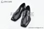 Balenciaga Black Waxed Leather Loafer