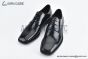 Balenciaga Black Waxed Leather Derby