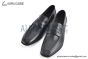 Berluti Lorenzo Black Waxed Leather Loafer