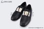 Dolce & Gabbana Black Brushed Calfskin Leather Loafer
