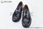 Ferragamo Gancini Blue Patent Leather Loafer