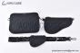 Dior Saddle Triple Pouch Black Oblique Jacquard