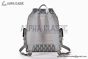 Dior Hit the Road Rucksack Gray Diamond Canvas with Smooth Calfskin