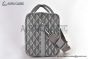 Dior Lingot 50 Bag Gray Diamond Canvas with Gray Smooth Calfskin