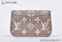 LV Diane Bag Monogram Empreinte Leather Cream M46583