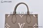 LV OnTheGo PM Bag Monogram Empreinte Leather Cream M45779