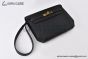 Hermes Kelly Depeches 25 Noir Togo Leather Gold Hardware Fully Handmade