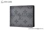LV Slender Wallet Gray Monogram Eclipse Reverse Canvas M80906