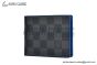 LV Slender Wallet Black/Blue Damier Graphite Canvas N64033
