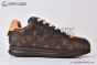 LV Buttersoft Sneaker Monogram Lambskin & Calf Leather Brown 1AIKVB