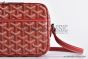 Goyard Cap-Vert PM Bag Canvas & Calfskin Red