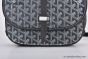 Goyard Belvedere PM Bag Canvas & Taurillon Leather Grey