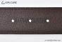 HERMES Constance Belt Buckle & Dark Chocolate / Red Epsom Leather Belt