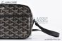 Goyard Cap-Vert PM Bag Canvas & Calfskin Black