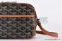Goyard Cap-Vert PM Bag Canvas & Calfskin Black & Tan