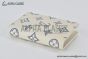 LV Pocket Organizer Wallet White/Navy Monogram Leather M83377