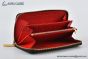 LV Zippy Wallet Brown/Red Monogram Canvas M41896