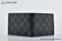 LV Slender Wallet Black/Blue Damier Graphite Canvas N64033