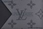 LV Coin Card Holder Black Gray Monogram Eclipse Canvas M69533