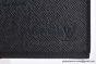 LV Envelope Carte De Visite Black Taiga Leather M64595