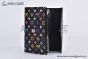 LV x TM Victorine Wallet Black Murakami Monogram Canvas M14163