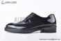 Prada Brushed Black Leather Derby