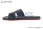 Hermes Izmir Dark Blue Epsom Leather Sandal