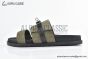 Hermes Jackson Dark Green Suede Goatskin Sandal
