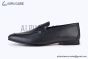 Hermes Slim Black H Buckle Black Smooth Leather Loafer