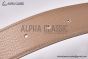 HERMES Jokey Belt Permabrass Buckle & Graphite / Craie Reversible Epsom Leather Belt